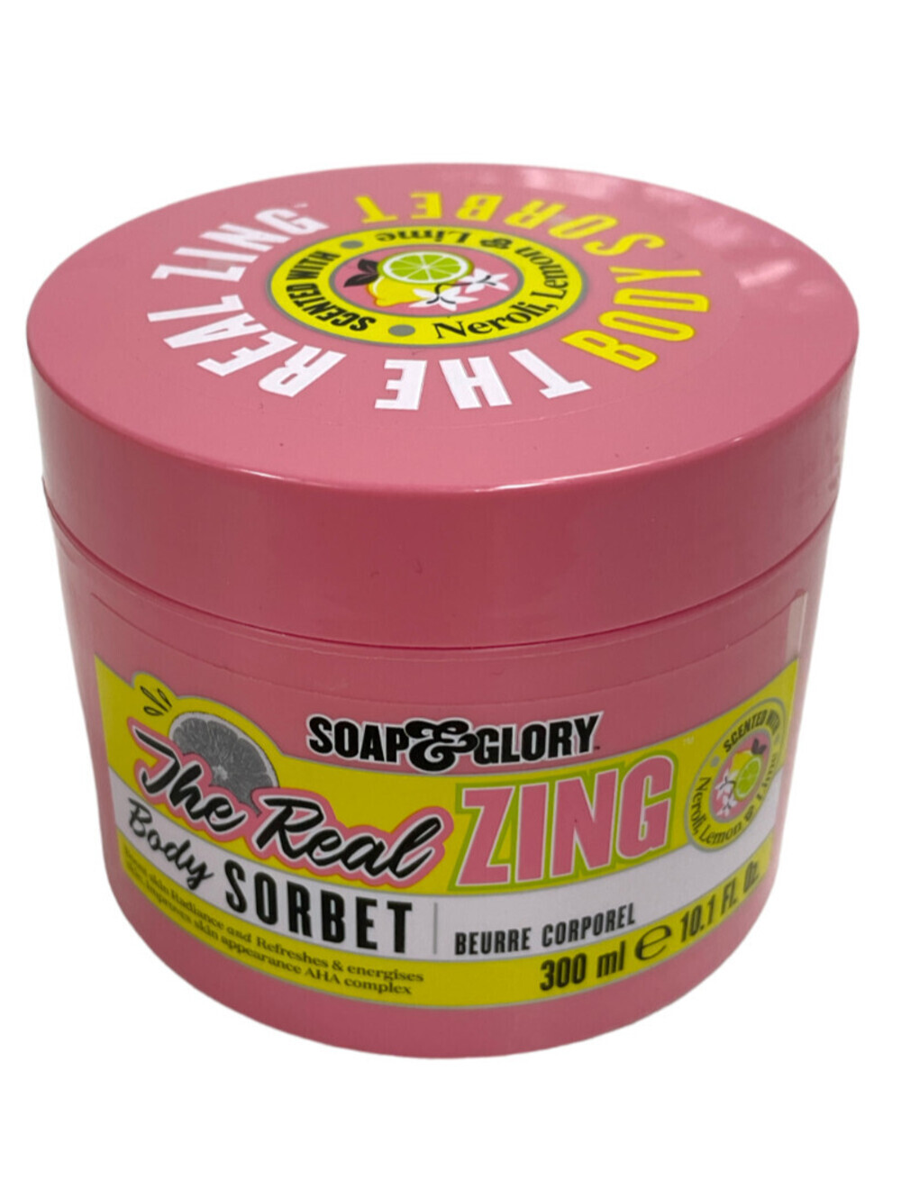 Soap & Glory The Real Zing Body Sorbet Scented With Lemon (300ml/10.1fl) New